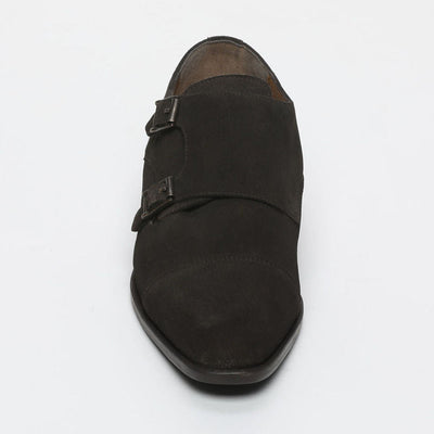 Chaussures à boucles Andrew - Marron suede