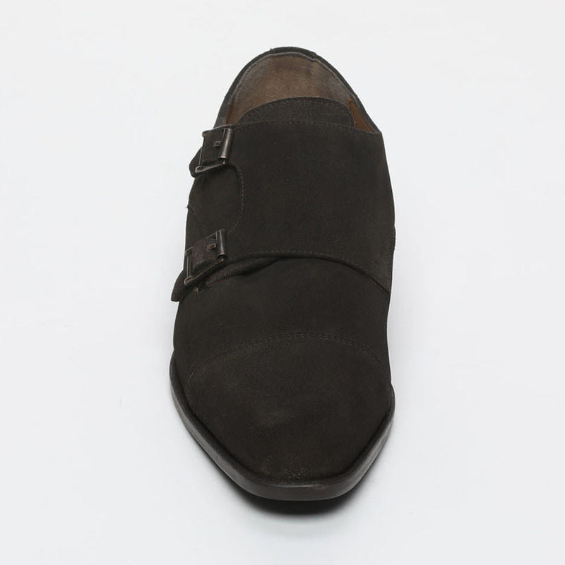 Chaussures à boucles Andrew - Marron suede